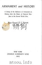 ARMAMENT AND HISTORY（1945 PDF版）