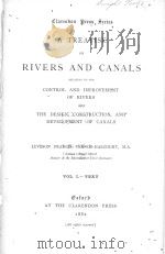 A TREATISE ON RIVERS AND CANALS VOL.Ⅰ-TEXT 1882 PDF电子版封面 LEVESON FRANCIS VERNON-HARCOUR