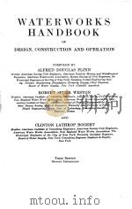 WATERWORKS HANDBOOK THIRD EDITION PDF电子版封面