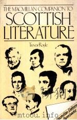 THE MACMILLAN COMPANION TO SCOTTISH KITERATURE PDF电子版封面 TREVOR ROYLE