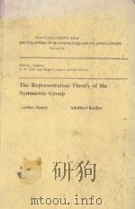 THE REPRESENTATION THEORY OF THE SYMMETRIC GROUP PDF电子版封面 0201135159 GORDON JAMES ADALBERT KERBER P