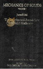 MECHANICS OF SOLIDS VOLUME 1:THE EXPERIMENTAL FOUNDATIONS OF SOLID MECHANICS（ PDF版）
