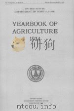 YEARBOOK OF AGRICULTURE 1934（1934 PDF版）