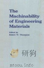 THE MACHINABILITY OF ENGINEERING MATERIALS（ PDF版）