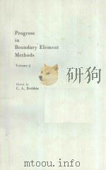 PROGRESS IN BOUNDARY ELEMENT METHODS VOLUME 2（ PDF版）