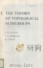 THE THEORY OF TOPOLOGICAL SEMIGROUPS PDF电子版封面 0824717953