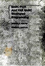 BASIC-PLUS AND VAX BASIC STRUCTURED PROGRAMMING（ PDF版）