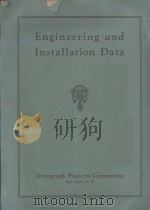 ENGINEERING AND INSTALLATION DATA（ PDF版）