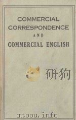 PITMAN‘ S COMMERCIAL CORRESPONDENCE AND COMMERCIAL ENGLISH PDF电子版封面
