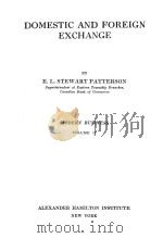 MODERN BUSINESS VOLUME 17 DOMESTIC AND FOREIGN EXCHANGE 1917 PDF电子版封面