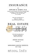 MODERN BUSINESS VOLUME 18 INSURANCE AND REAL ESTATE 1917 PDF电子版封面