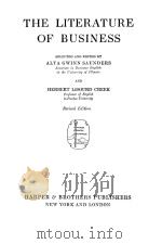 THE LITERATURE OF BUSINESS REVISED EDITION（1923 PDF版）