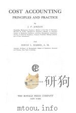 COST ACCOUNTING:PRINCIPLES AND PRACTICE SECOND EDITION（1925 PDF版）