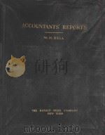 ACCOUNTANTS‘ REPORTS FIFTH PRINTING（1922 PDF版）