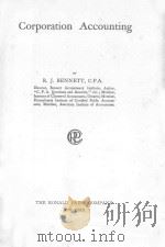 CORPORATION ACCOUNTING（1916 PDF版）