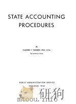 STATE ACCOUNTING PROCEDURES 1943 PDF电子版封面 FLADGER F.TANNERY
