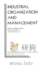 INDUSTRIAL ORGANIZATION AND MANAGEMENT（1940 PDF版）