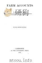 FARM ACCOUNTS SECOND EDITION REVISED（1924 PDF版）