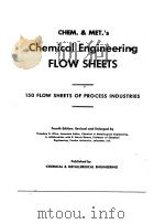 CHEMICAL ENGINEERING FLOW SHEETS FOURTH EDITION PDF电子版封面 CHEM.& MET.’S