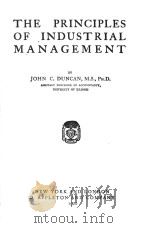 THE PRINCIPLES OF INDUSTRIAL MANAGEMENT（1920 PDF版）
