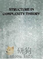 PROCEEDINGS STRUCTURE IN COMPLEXITY THEORY:THIRD ANNUAL CONFERENCE 1988 PDF电子版封面 0818608668