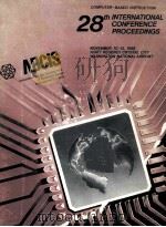 28TH ADCIS CONFERENCE PROCEEDINGS:ASSOCIATION FOR THE DEVELOPMENT OF COMPUTER-BASED INSTRUCTIONAL SY 1986 PDF电子版封面