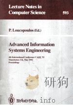 ADVANCED INFORMATION SYSTEMS ENGINEERING（1992 PDF版）
