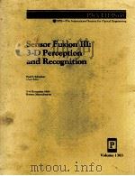 SENSOR FUSION 3：3-D PERCEPTION AND RECOGNITION（1990 PDF版）