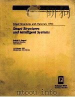 SMART STRUCTURES AND MATERIALS 1993：SMART STRUCTURES AND INTELLIGENT SYSTEMS  PART TWO OF TWO PARTS（1993 PDF版）