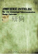 1989 IEEE INTELEC：THE 11TH INTERNATIONAL TELECOMMUNICATIONS ENERGY CONFERENCE  VOL.1（1989 PDF版）