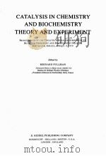 CATALYSIS IN CHEMISTRY AND BIOCHEMISTRY THEORY AND EXPERIMENT PDF电子版封面 9027710392