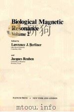 BIOLOGICAL MAGNETIC RESONANCE  VOLUME 2（ PDF版）