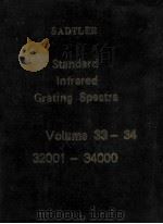Sadtler Standard Infrared Grating Spectra  Volumes 33-34 32001-34000（ PDF版）