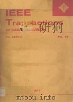 IEEE Transactions on Cable Television Vol. CATV-2 PDF电子版封面