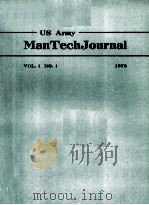US Army ManTechJournal  VOL. 1  NO. 1（ PDF版）