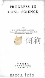 PROGRESS IN COAL SCIENCE（1950 PDF版）