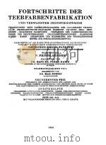 FORTSCHRITTE DER TEERFARBENFABRIKATION UND VERWANDTER INDUSTRIEZWEIGE ⅩⅨ-2 1934 PDF电子版封面