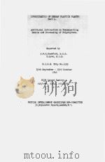 INVESTIGATION OF GERMAN PLASTICS PLANTS:ADDITIONAL INFORMATION ON THERMOSETTING RESINS AND PROCESSIN（1945 PDF版）