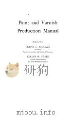 PAINT AND VARNISH PRODUCTION MANUAL（1951 PDF版）