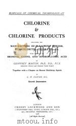 CHLORINE & CHLORINE PRODUCTS 1918 PDF电子版封面