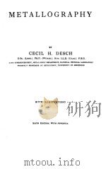 METALLOGRAPHY SIXTH EDITION（1953 PDF版）