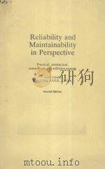 RELIABILITY AND MAINTAINABILITY IN PERSPECTIVE  SECOND EDITION（ PDF版）