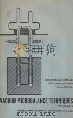 VACUUM MICROBALANCE TECHNIQUES  VOLUME 5（ PDF版）