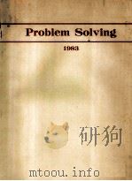 PROBLEM SOLVING 1983     PDF电子版封面    J.T.SEARS  D.R.WOODS  R.D.NOBL 