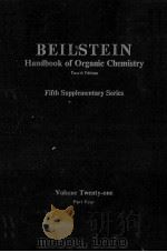 BEILSTEIN Handbook of Organic Chemistry Fourth Edition Fifth Supplementary Series Volume Twenty-one（ PDF版）