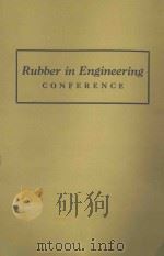 PROCEEDINGS OF THE RUBBER IN ENGINEERING CONFERENCE PDF电子版封面