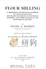FLOUR MILLING SECOND IMPRESSION（1920 PDF版）