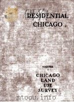 RESIDENTIAL CHICAGO VOLUME ONE PDF电子版封面