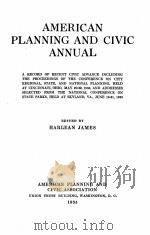 AMERICAN PLANNING AND CIVIC ANNUAL（1935 PDF版）