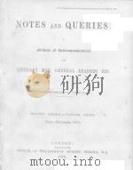 NOTES AND QUERIES FOURTH SERIES.-VOLUME SIXTH 1870 PDF电子版封面